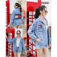 ราคา Jacket Jeansปัก แบรนด์ Tommy ❤️ ยีนส์แท้งานตรงปกตามแบบ (8346006648)