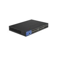 ราคา LINKSYS รุ่น LGS328MPC L2 SMART SWITCH, 24-PORT + 4-SFP+ 10GBPS, POE 410W BUSINESS GIGABIT SWITCH (27012695813)