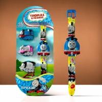 ราคา นาฬิกาโทมัสแอนด์เฟรนส์ นาฬิกาข้อมือ Thomas&Friend รูปรถไฟพร้อมเปลี่ยนกรอบหลายแบบ สีสันสดใส น่ารักมากค่ะ (25926581556)