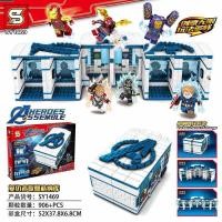 ราคา เลโก้นาโน ตัวต่อนาโน เลโก้จีน ฐานทัพ Hero assemble 1 กล่อง 906+ ชิ้น (4037085488)