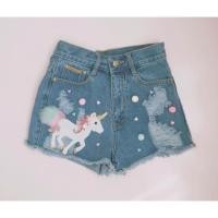 ราคา กางเกงยีนส์ยูนิคอร์น งานป้าย แบรนด์ macaron (1042520624)