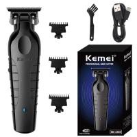 ราคา Kemei KM-2299 ไร้สาย เครื่องตัดผมชาร์จไฟฟ้า Zero Gap Finishing ผู้ชาย มืออาชีพ (29067077025)