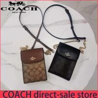 ราคา Rachel Phone Crossbody 3051 ผู้หญิง กระเป๋าสะพายข้าง Coac h กระเป๋า ขนาดเล็ก พร้อมโซ่ (24570702533)