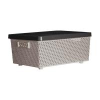 ราคา ตะกร้าอเนกประสงค์ทรงเหลี่ยมพร้อมฝาปิด Senn DKW รุ่น HH-2095L สีเทา (22523454104)