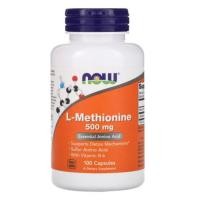 ราคา ( พร้อมส่ง ) Now Foods L-Methionine 500 mg [ 100 เม็ด ] with Vitamin B-6 (from Pyridoxine HCl) B6 Now (6371661461)