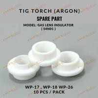 ราคา GAS LENS INSULATOR (54N01) อะไหล่ปืนเชื่อมอาร์กอน WP-17,18,26(RHINO TIG GASLEN INSULATOR WP-17/18/26 54N01) (2304855286)