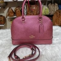 ราคา กระเป๋าสะพายโค้ช​ Coach ของแท้​ สีชมพูเข้ม​ ​มือ2​ ตีเป็นมือ1ไม่ได้ใช้งาน​ ขนาด​ 10นิ้ว​ (4426410523)