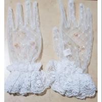 ราคา ถุงมือลูกไม้ เด็ก สีขาว และสีดำ พร้อมส่ง (1819880833)