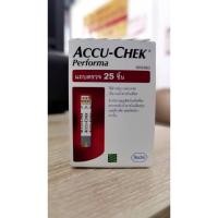 ราคา Accu-Chek แถบตรวจน้ำตาล Performa จำนวน 25 ชิ้น (25963115472)