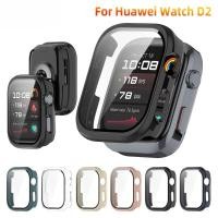 ราคา Huawei WatchD WatchD2 2 in 1 Full Cover Hard PC + ฟิล์มกระจกนิรภัยนาฬิกาสําหรับ Huawei Watch D D2 Anti-Fingerprints สมาร์ทวอท์ชกันชนป้องกันหน้าจอ (25438123387)