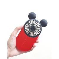 ราคา พัดลมมิคกี้เม้าส์มือถือพกพา mini USB fan สีชมพู (749264580)