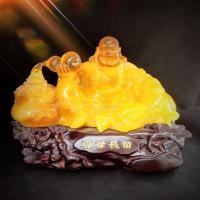 ราคา พร้อมส่ง พระสังกัจจายน์ ถือน้ำเต้านั่งก้อนทอง โชคลาภร่ำรวย ขนาด14นิ้ว วัสดุเรซิน 弥勒佛富贵佛 (8302013983)