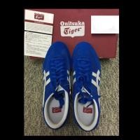 ราคา New! รองเท้า Onitsuka Tiger ของใหม่ ของแท้ size us7 (25.25cm) สีน้ำเงิน (1235623766)