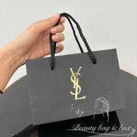 ราคา ถุงกระดาษ Ysl สีดำ สำหรับใส่ลิปสติก น้ำหอม (25568531504)