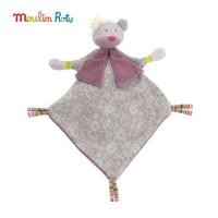 ราคา Moulin Roty ผ้าเน่า ผ้าติดตัว ผ้าออร์แกนิค ของเล่นออร์แกนิค ให้กอดๆอมๆ น้องเคลิ้มหลับสบาย Les Pachats Doudou MR-660014 (4615351589)