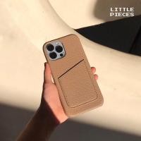 ราคา Iphone ทุกรุ่น | เคสหนังเรียบใส่บัตรสีพาสเทลไอโฟน สไตล์มินิมอล Case iphone(Phone case) (11871780020)