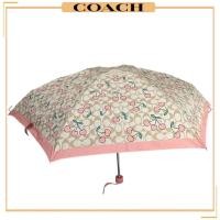 ราคา ร่ม Coach ขนาด 3 พับ ลาย Signature C เชอร์รี่ ของแท้ 100% จาก USA (21474389695)