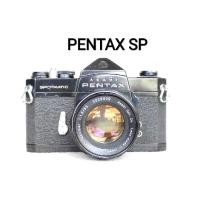 ราคา กล้องฟิล์ม SLR ยี่ห้อ Asahi Pentax Stopmatic Sp Black body+เลนส์ Super Takumar 55mm F1.8 portrait (17483204446)