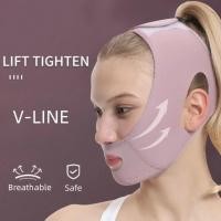 ราคา Breathable Face Slimming Band สําหรับผู้หญิง V-Line Face Shaper คาง Cheek Lift Up เข็มขัดต่อต้านริ้วรอยสายรัดนวดหน้า Skin Care (25238425508)