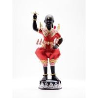 ราคา กุมารทอง กุมารเรียกทรัพย์ รูปปั้นเด็กกุมารทอง ผมแกละ ผิวกายสีดำ สีแดง รุ่นพิมพ์ 5 นิ้ว ความสูง 12 นิ้ว ฐานกว้าง 3.5 นิ้ว (5444305388)