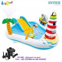 ราคา Intex สระสไลเดอร์ ฟิชชิ่ง ฟัน 2.18x1.88x0.99 ม. รุ่น 57162 + ที่สูบลมไฟฟ้า (21548332392)