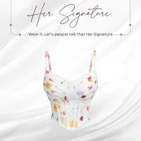 ราคา พร้อมส่ง สายเดี่ยวลูกไม้ สายเดี่ยวสีขาว เกาะอกลายดอก ครอปไหมพรม เสื้อไปทะเล ครอปผูกโบว์ เกาะอกแฟชั่น 30235 (24081827189)