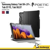 ราคา Poetic Explorer เคสสำหรับ Samsung Galaxy Tab S8 Plus, S7 Plus, Tab S7 FE, Tab S8 และ S7 (8467905187)