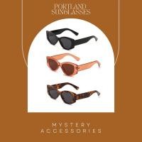 ราคา [3.3 ลดสูงสุด 200.- โค้ด R6D984] G209-G211: Portland Sunglasses | Mystery Accessories แว่นตากันแดดลายกระ สีส้ม (17087211818)