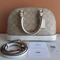 ราคา แท้มือสองCOACH MINI SIERRA SATCHEL F27583 มือสอง โค้ชโดมมินิ (9805892392)