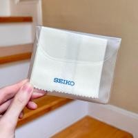 ราคา ผ้าเช็ดนาฬิกา Seiko ของแท้ พร้อมซองพลาสติกใส่ (25912504759)