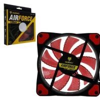 ราคา NUBWO พัดลมติดเคส FAN CASE 12cm AIRFORCE NFT-100 มีสีเขียว แดง ฟ้า ขาว เขียว (1636544813)