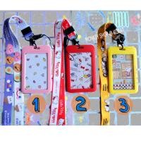 ราคา ⭕️⭕️⭕️ #1 ที่ใส่บัตรคล้องคอ ลาย Snoopy Kitty รุ่นนี้ใส่บัตรได้ 2 ใบ (4832457547)