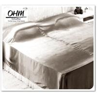 ราคา OHM ผ้าห่มคู่ ผ้าซาตินแท้ 440 เส้น (เกรดพรีเมี่ยม) ขนาด 70 นิ้ว x 90 นิ้ว (สีเทาน้ำตาลอ่อน) (1144255052)