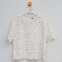 ราคา เสื้อลูกไม้สีขาว แบรนด์zara ใหม่มากเหมือนมือ1 ลูกไม้สวย (6829281911)