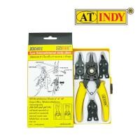 ราคา AT INDY External/Internal Circlip Pliers 4Pcs./Set คีมหนีบ / ถ่างแหวน 4 ตัวชุด KK401 (2367630709)