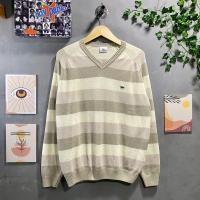 ราคา LACOSTE เสื้อกันหนาว ผ้าถักลาคอส สไตล์วินเทจ โอเวอร์ไซซ์ (23332774006)