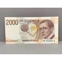 ราคา ธนบัตรรุ่นเก่าของประเทศอิตาลี ชนิด2000Lire ปี1990 (26270643880)