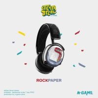 ราคา สติ๊กเกอร์รูปลอก/ตัวป้องกันหน้าจอ Steelseries Arctis 7/9/PRO/PRIME RockPaper (7187220192)