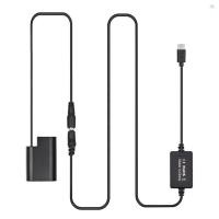 ราคา Yb2 Dummy แบตเตอรี่ PD USB Type-C สาย DMW-DCC12 Dummy แบตเตอรี่ DC Coupler DMW-BLF19 สําหรับ Panasonic LUMIX DMC-GH3 DMC-GH4 DMC-GH3K DMC-GH3K DMC-GH3 DMC-GH3 DMC-GH3 (25337378952)