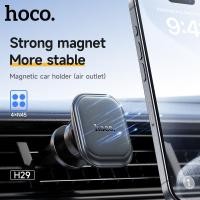ราคา Hoco H29 ที่วางโทรศัพท์ในรถยนต์สําหรับ IPhone Samsung Xiaomi Huawei Aircon Vent Car Mount Holder สําหรับ 4.5-7 นิ้ว Car Air Outlet Stand (29654100129)
