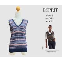 ราคา เสื้อกั๊กไหมพรม แบรนด์ Esprit แถมเสื้อตัวในหรือเชิ๊ตขาว (23061281757)