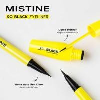 ราคา MISTINE SO BLACK MATTE LIQUID EYELINER อายไลเนอร์ 4.5 G อายไลเนอร์ลิควิด เนื้อแมท เส้นบาง กันน้ำ กันเหงื่อ (28713744537)