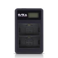 ราคา OSKA แท่นชาร์จแบตเตอรี่กล้อง Canon LP-E6/LP-E6N - แบบ 2 ช่อง (7481283601)
