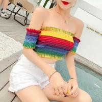 ราคา เกาะอก ปาดไหล่ สีรุ้ง (12540436156)