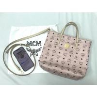 ราคา Used like new MCM small anya shopper tote (12261806708)