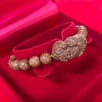 ราคา กำไลหินทรายทองปี่เซียะ 8มิล หินแห่งความร่ำรวยเรียกโชคลาภ เงินทอง (4528429393)