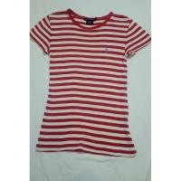 ราคา Polo Ralph Lauren womens red white and blue top (24789022643)