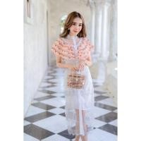 ราคา 2xl (แพทเทิน xl) เดรสงานปัก ป้าย miss bell (16581369229)