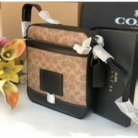 ราคา coach shop ไม่มีถุงผ้า RIVINGTON CROSSBODY IN SIGNATURE CANVAS (COACH 40352)ของแท้100% (5981582796)