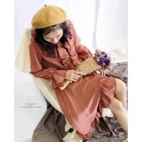 ราคา ❀ Eden Dress ❀ สีส้มอิฐ (13472535911)